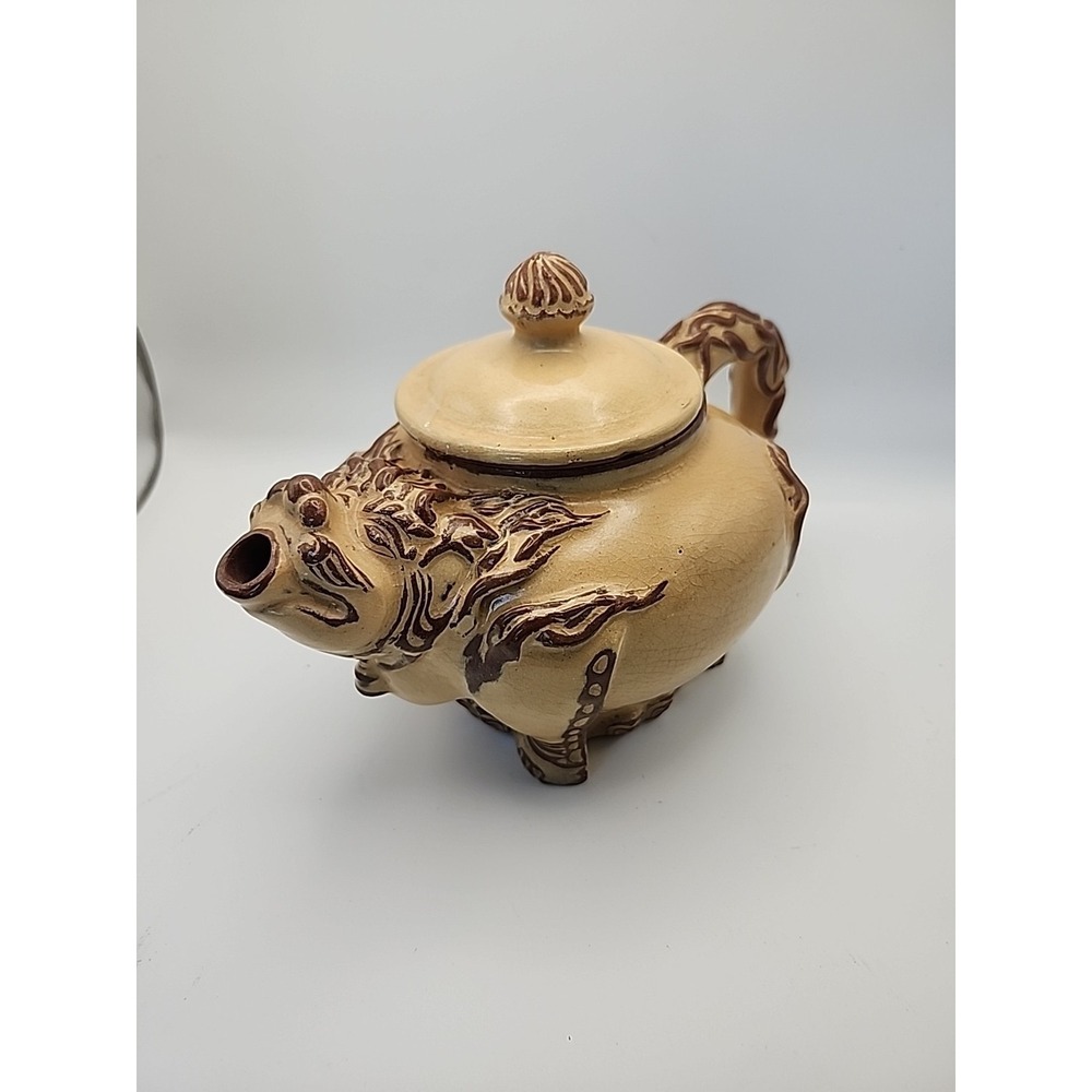 Vintage Asian‎ Lion Tea Pot